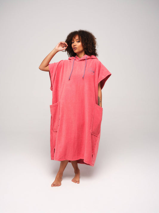 Classic Poncho Flash - Tea Rose One Size