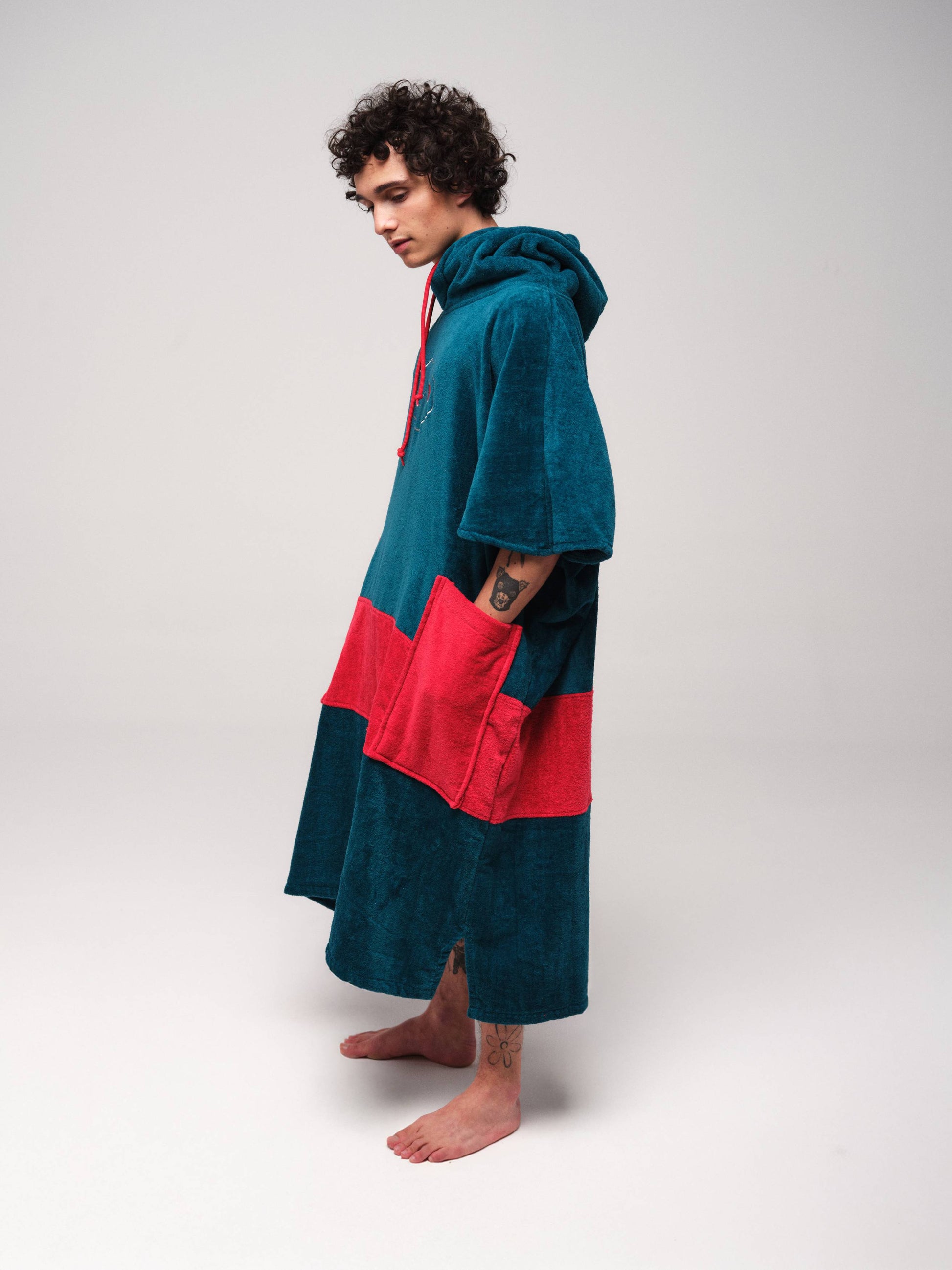 V Poncho Beach Crew - Chesapeak Bay One Size