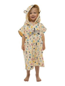 Poncho enfant 3 à 6 ans - Baby Beach Rose