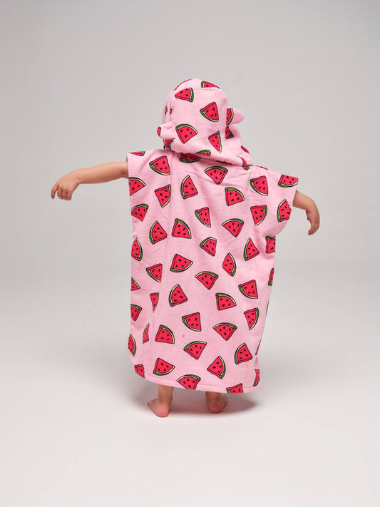 Baby Poncho - Watermelon 2-6 ans