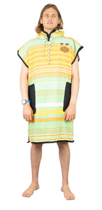 Adult hooded poncho - Stripes