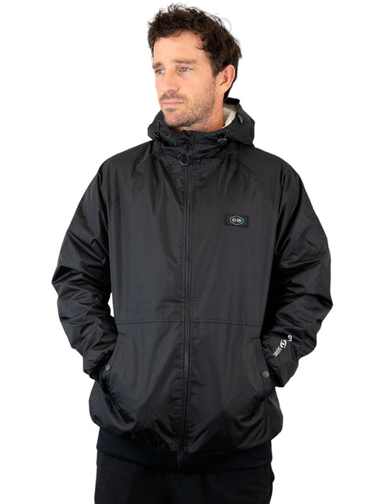 Storm Jacket - Black / Turquoise L